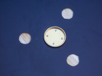 Close-up on holes in bottom of main hovercraft